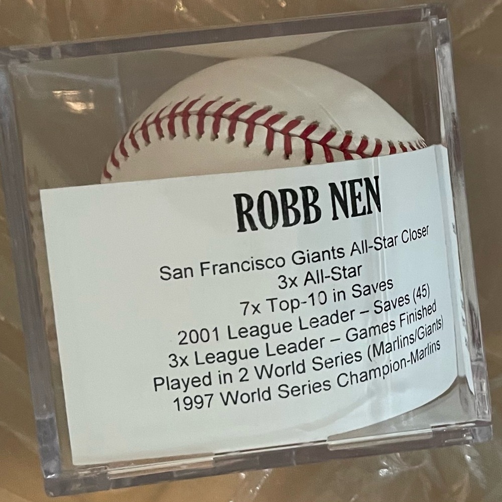 Robb Nen Autographed/Signed Baseball TRISTAR